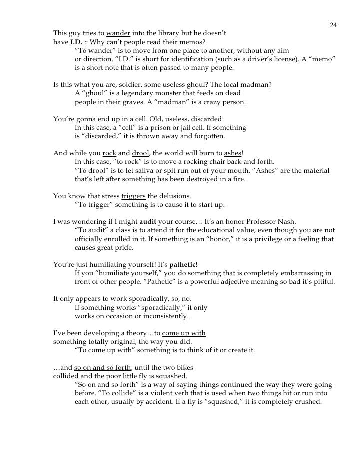 beautiful mind quotes word for beautiful mind